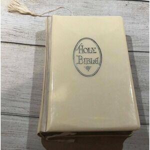 Vintage Bride KJV Pocket Bible Collins Clear Type Press w/ Original Box READ TbP